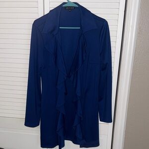 Cable & Gauge Royal Blue Knit Top